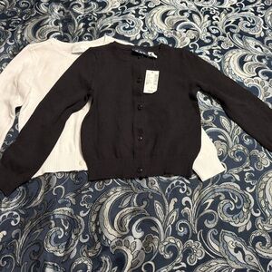 2 Children's Place Classic Black & White Cardigan